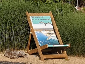 Transat avec sa bâche imprimée