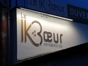 Le Koeur Quimper Enseigne lumineuse